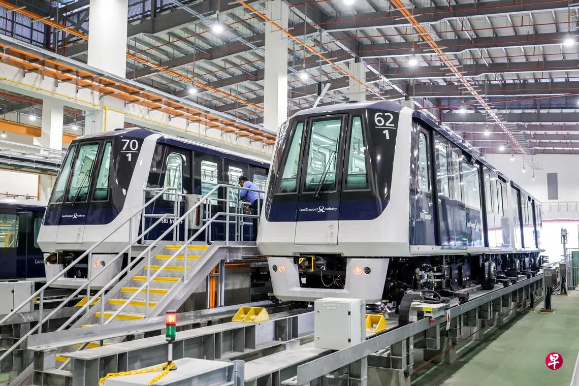陆交局为盛港榜鹅轻轨系统 向三菱重工再购八列双车厢列车