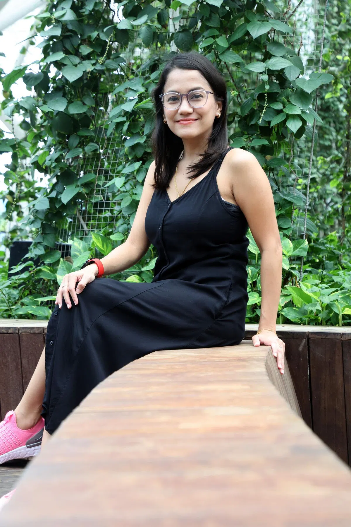 Lili Mutiary是南洋理工大学国立教育学院博士研究生，也是印度尼西亚财政部的雇员。（邝启聪／摄）