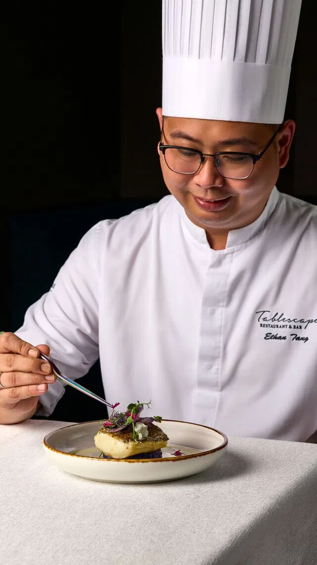 Tablescape Restaurant & Bar主厨董欣毅：威灵顿可满足人们对庆祝餐点的所有期待。（餐馆提供）