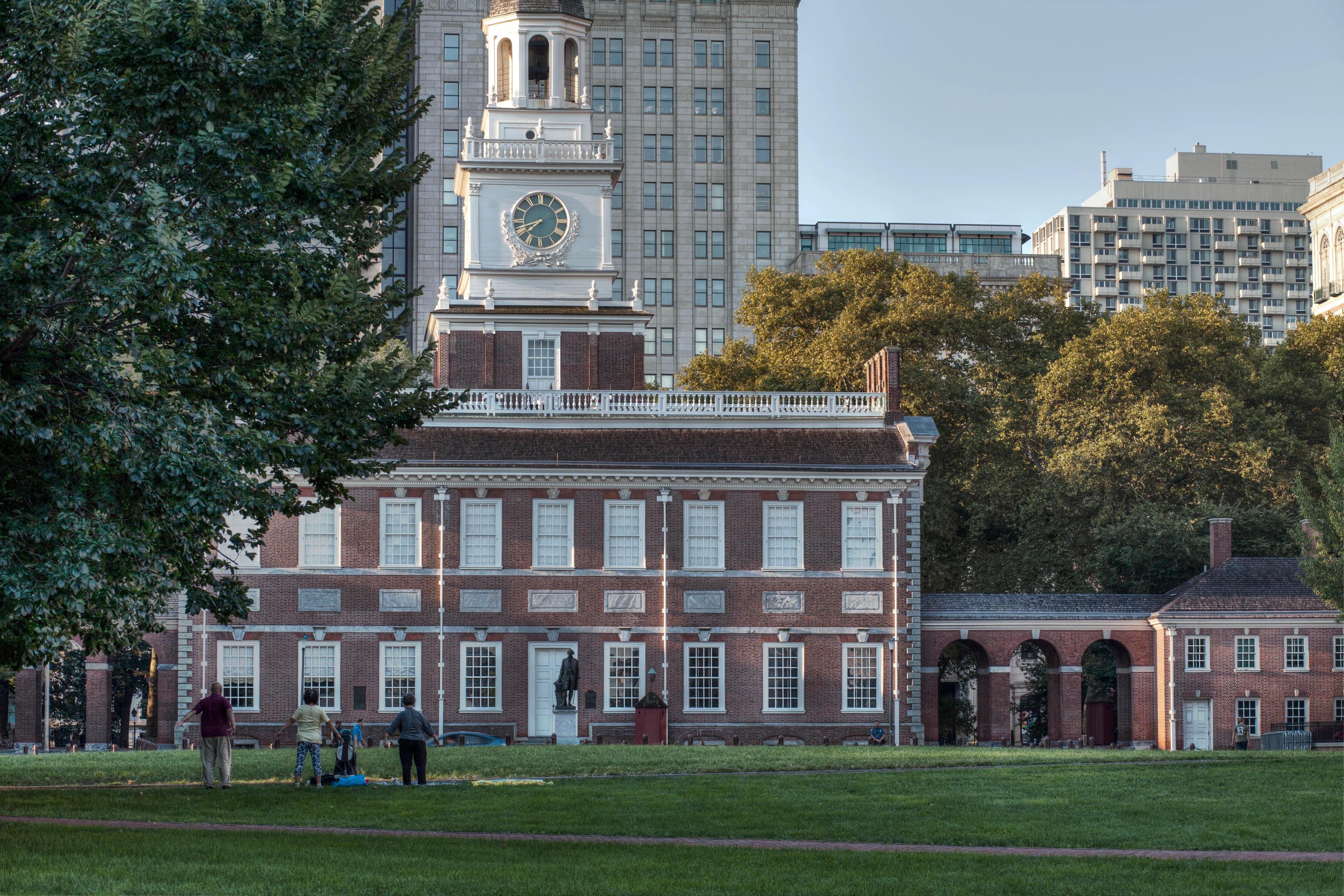 美国费城国家独立历史公园，位于宾夕法尼亚州最大城市费城的市中心。（图／iStock）