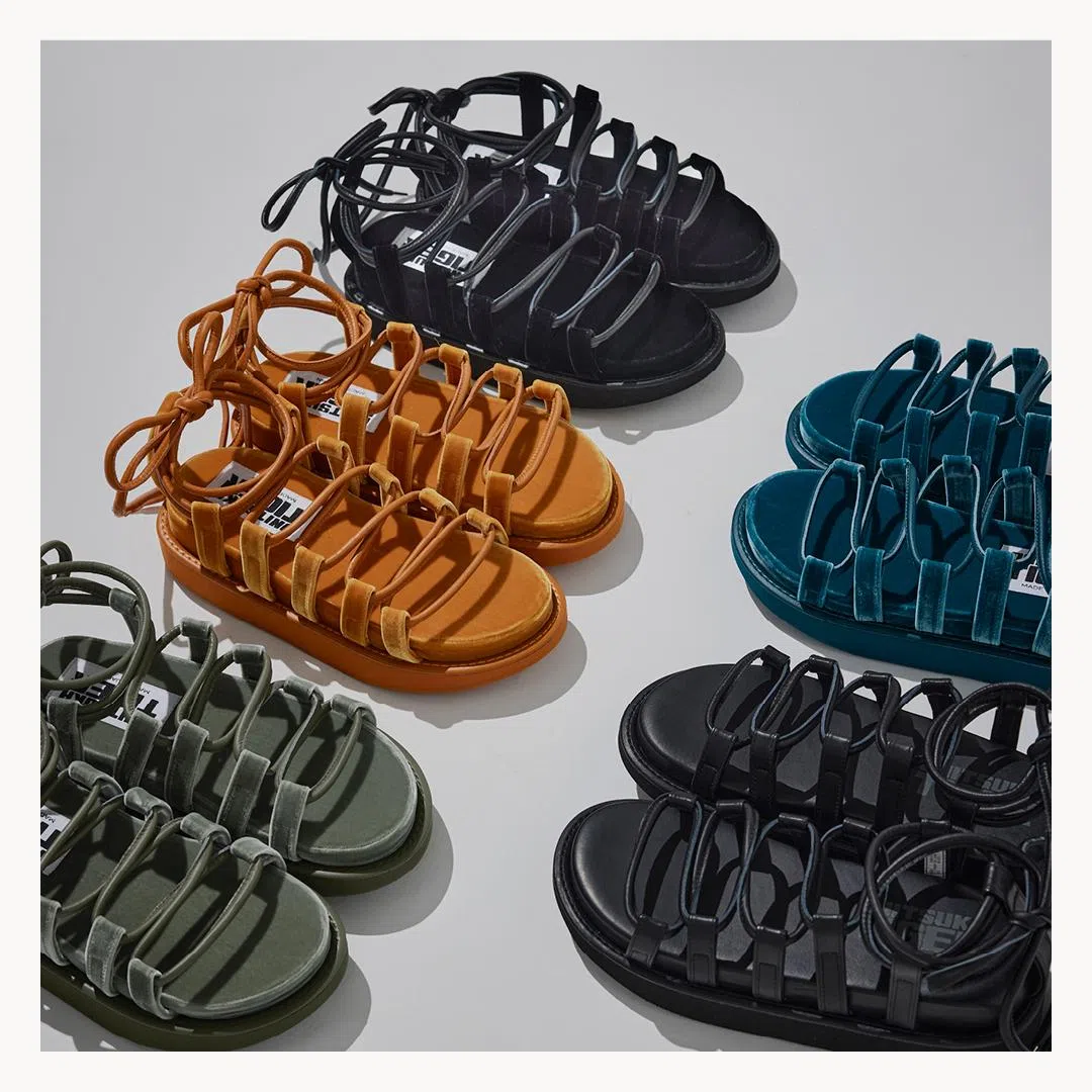 Onitsuka Tiger新系列鞋款，灵感来源于日本草鞋。（品牌提供）