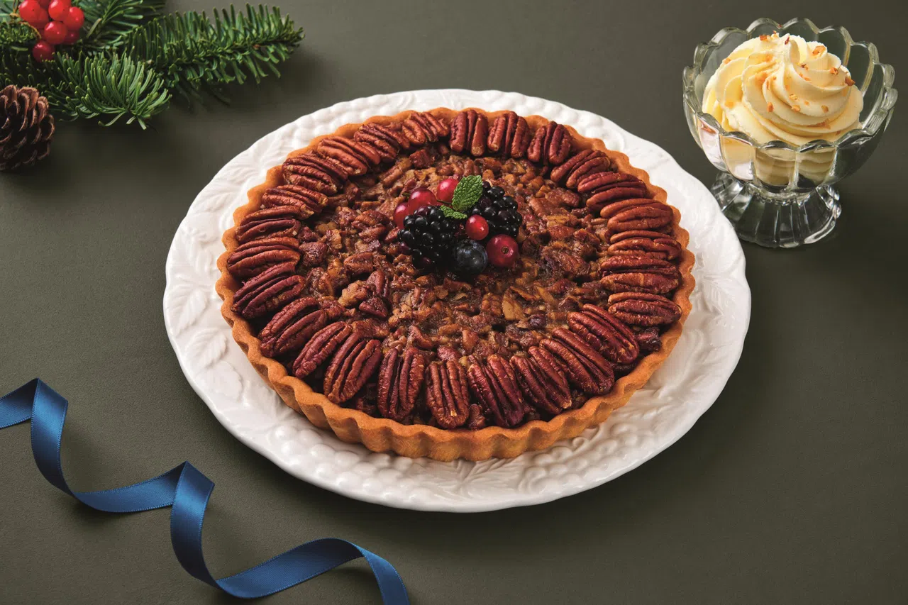 低碳味噌山核桃派甜而不腻。（平价集团提供）