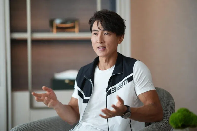 吴尊一天吃五餐，他说：“只要你运动就不必减肥。”（谢智扬摄）