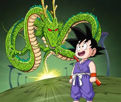 日本经典动画《七龙珠》里的神龙化身。（互联网）
