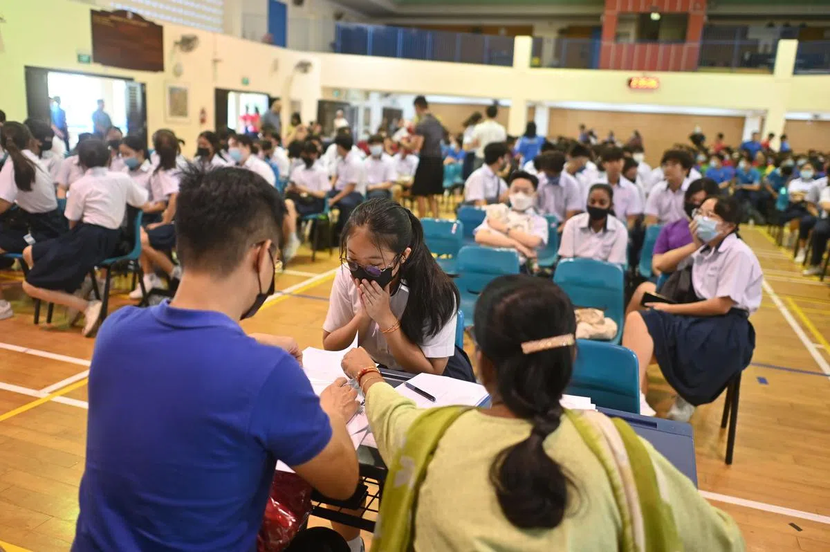 2022年有2万3684名学生参加O水准会考，86.2％学生考获至少五科及格。（李冠卫摄）