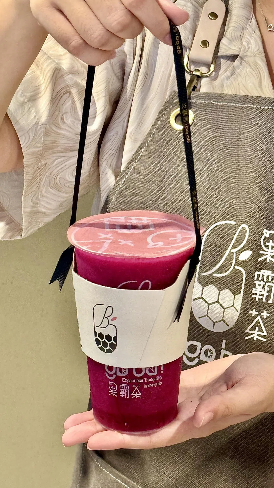 果霸茶的口味和包装很精致。（品牌提供）