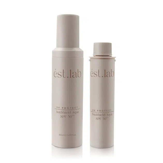 EST LAB Sunshield Aqua SPF 50+++润色防晒霜（EST LAB提供）