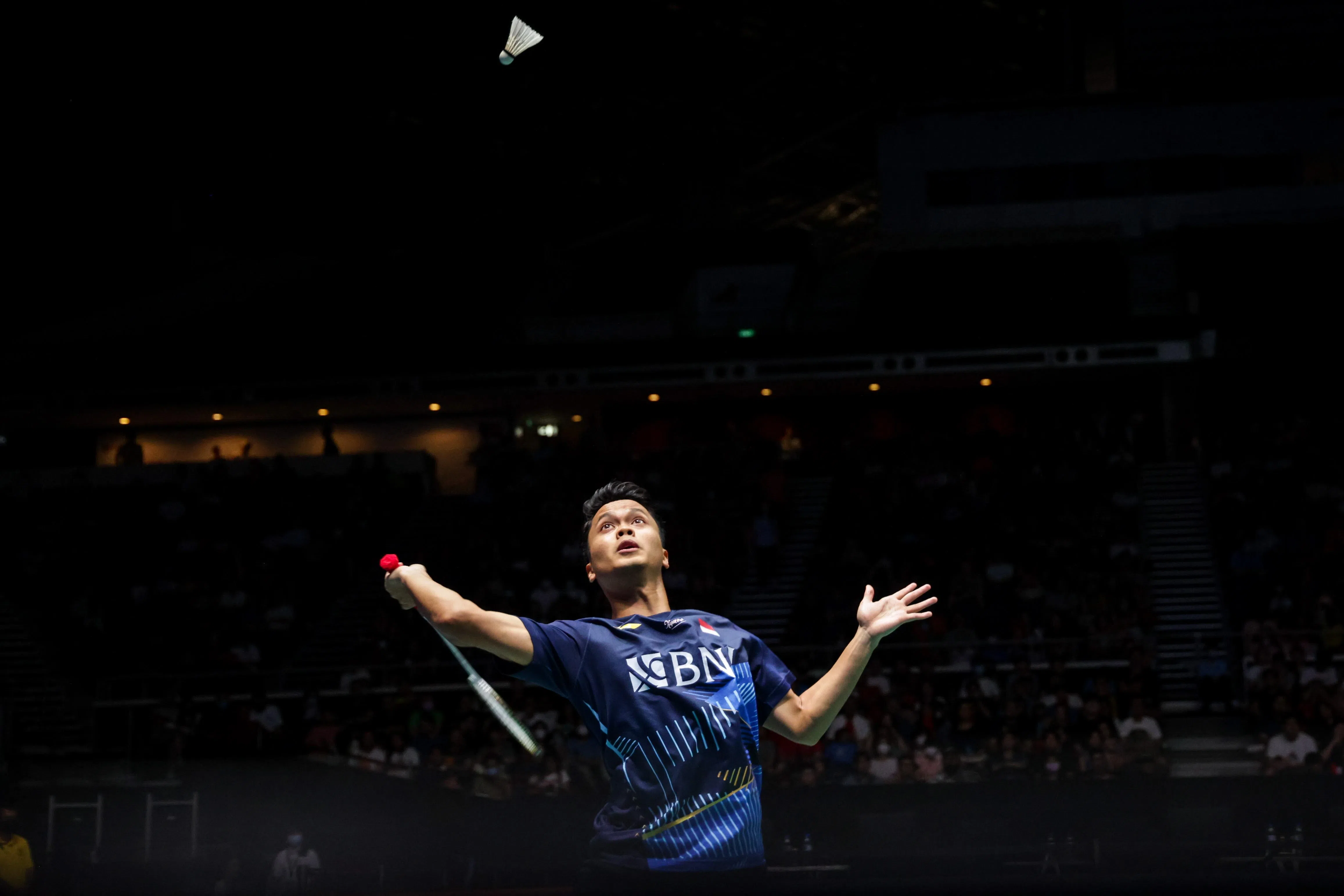 印尼好手金廷完成卫冕。（叶振忠摄）