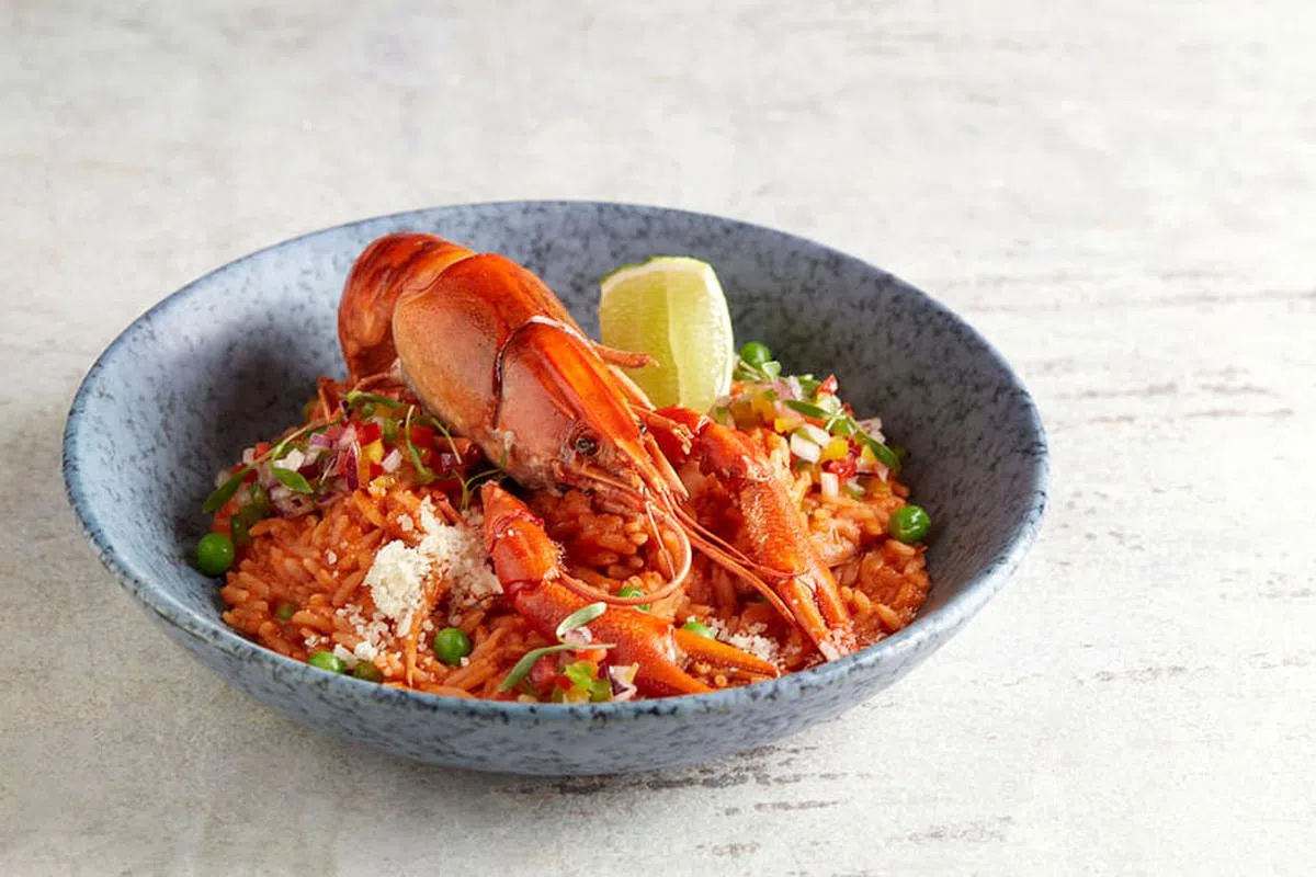 秘鲁海鲜饭，湿润鲜美。