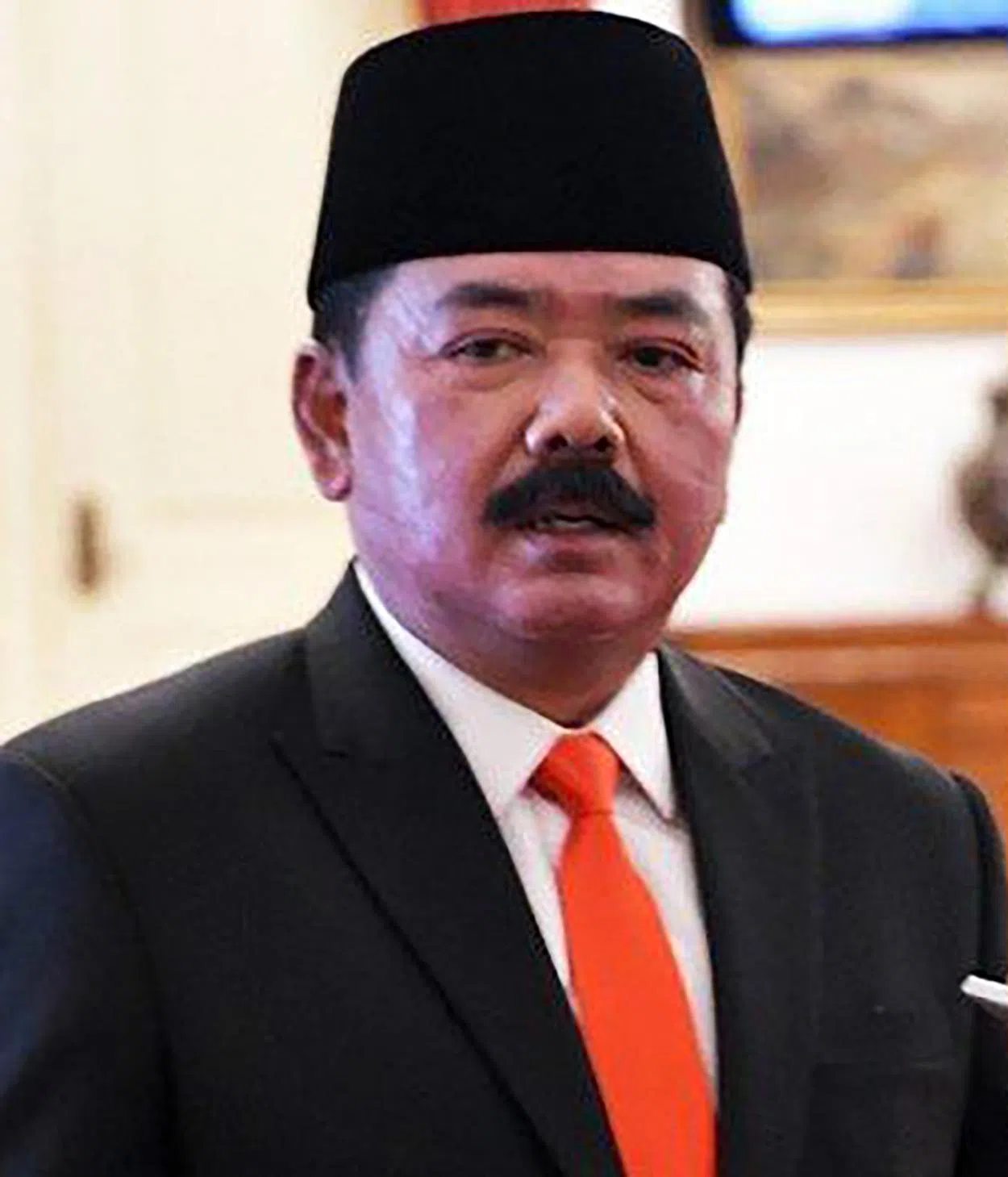 原土地规划部长、总统佐科心腹哈迪获擢升为政治、法律与安全统筹部长。（互联网）