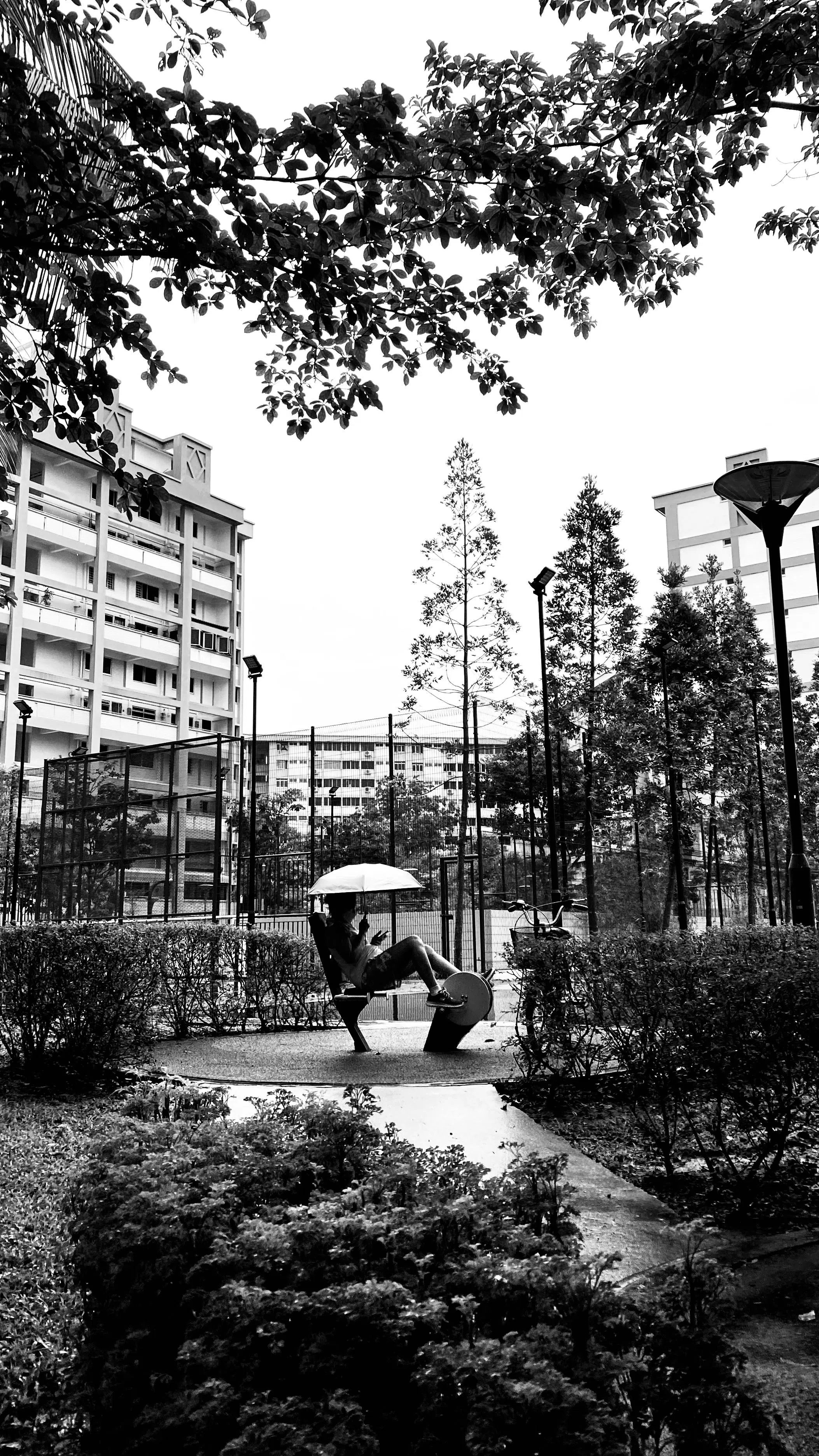 林毅晴作品《林中小屋》（摄于2022年2月10日）。（受访者提供）