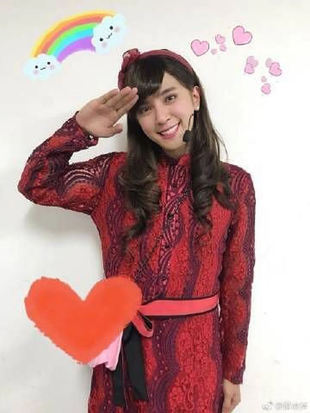 朱碧石是小猪反串的角色。（互联网）