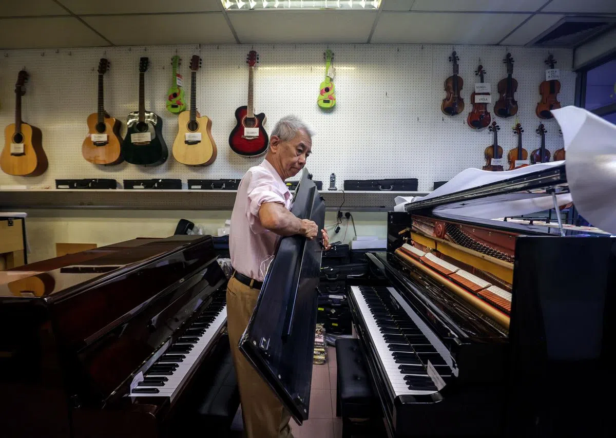 联艺琴行当年也制造钢琴，随着这行业的凋零，这珍贵的技艺在本地也将失传。（叶振忠摄影）