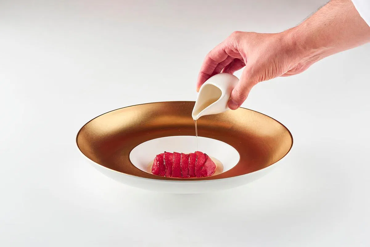 意大利餐馆Art的烤西瓜。