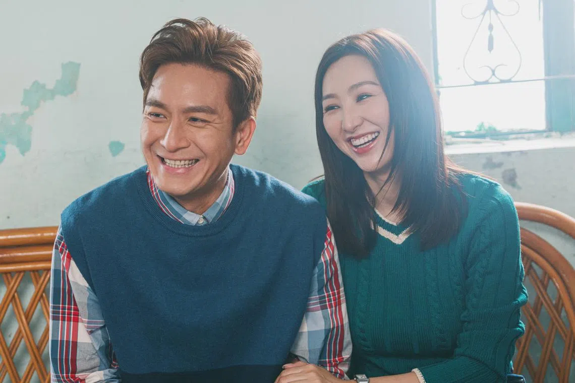 高海宁（右）和马国明在片中饰演情侣。（邵氏机构提供）