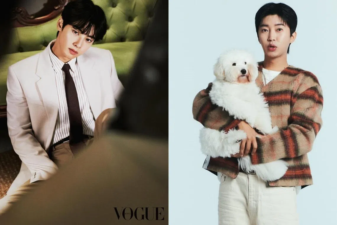 车银优（左）和林英雄在个人IG账号分享非政治相关贴文而挨骂。（取自艺人IG）