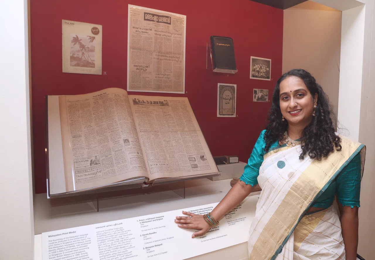 阿蒂拉坦言，有机会使用马拉雅拉姆语的机会少之又少。她是通过家长教导，才有机会接触母语。（邬福梁摄）