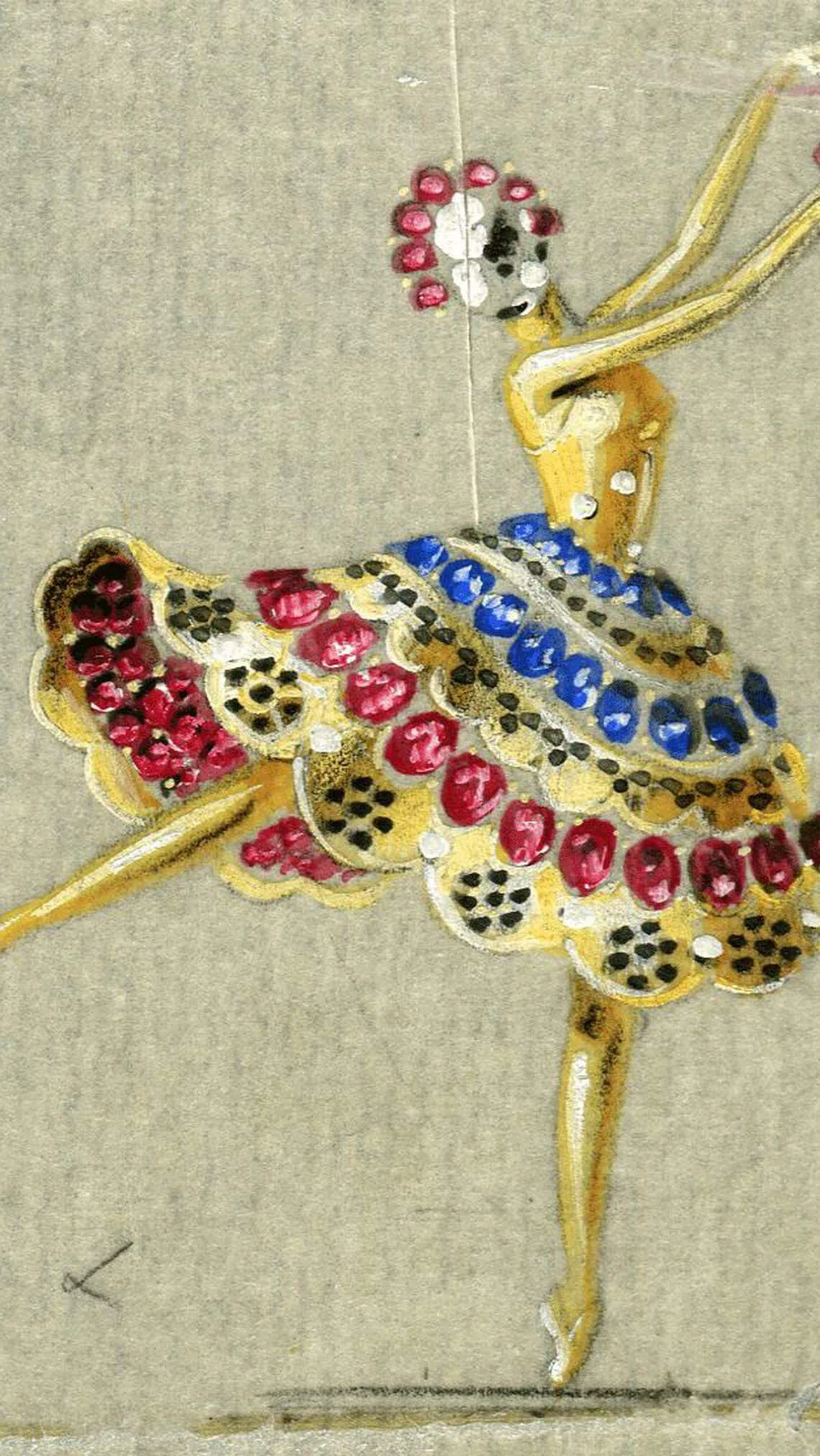 梵克雅宝一枚1945年由芭蕾舞启发创作灵感的高级珠宝胸针。（品牌提供）