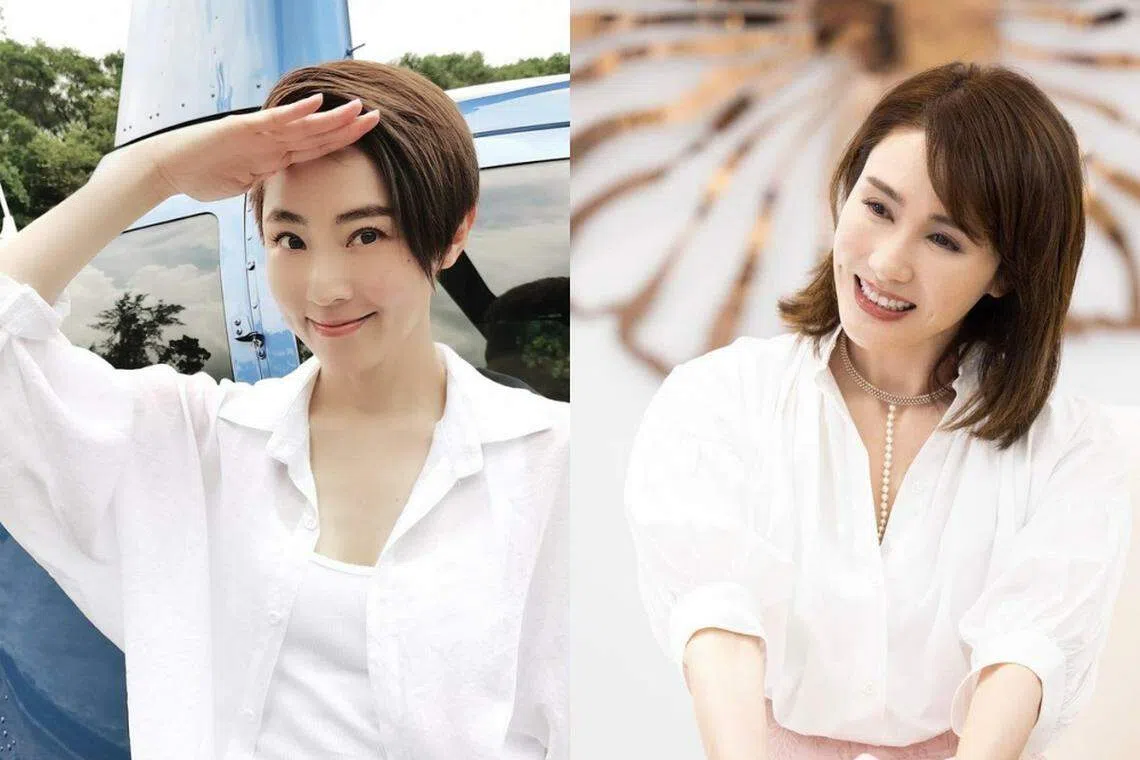 张玉珊（左）和黎姿都是上市公司老板。（互联网）