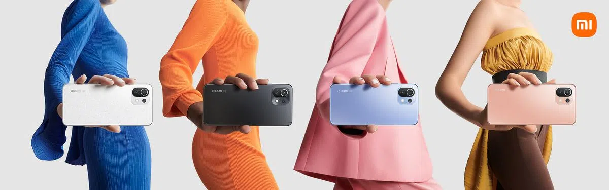 小米11 Lite 5G NE手机有四种颜色供选择。