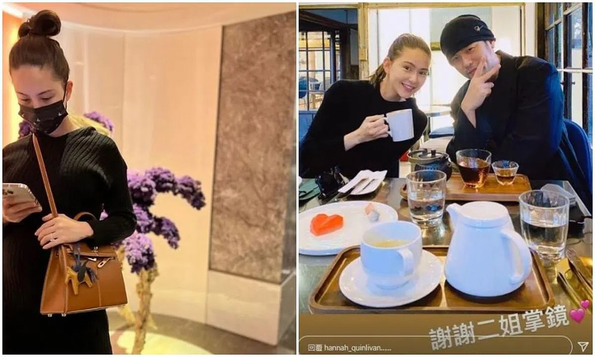 昆凌身怀第3胎的模样曝光。（图/IG）