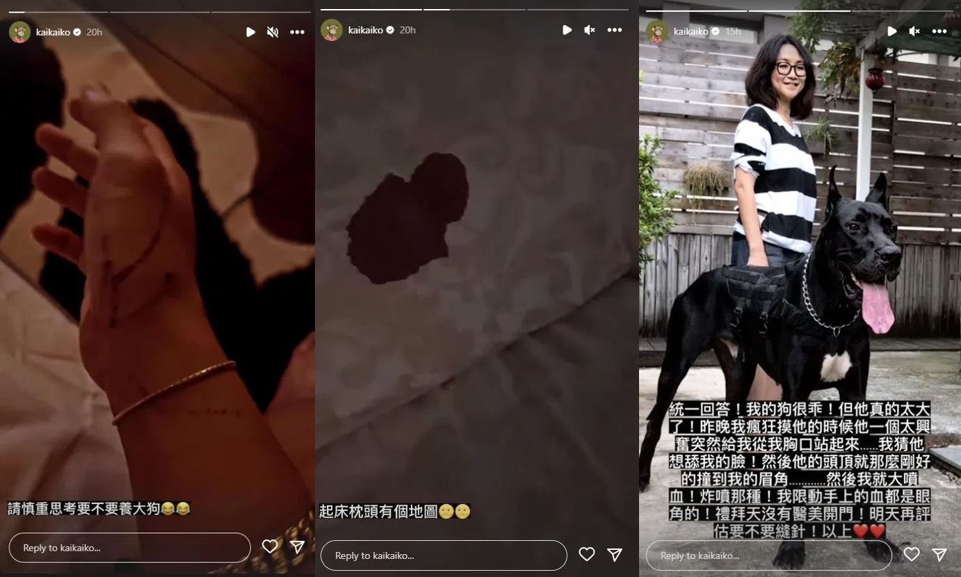 柯震东IG限时动态。（截自IG）
