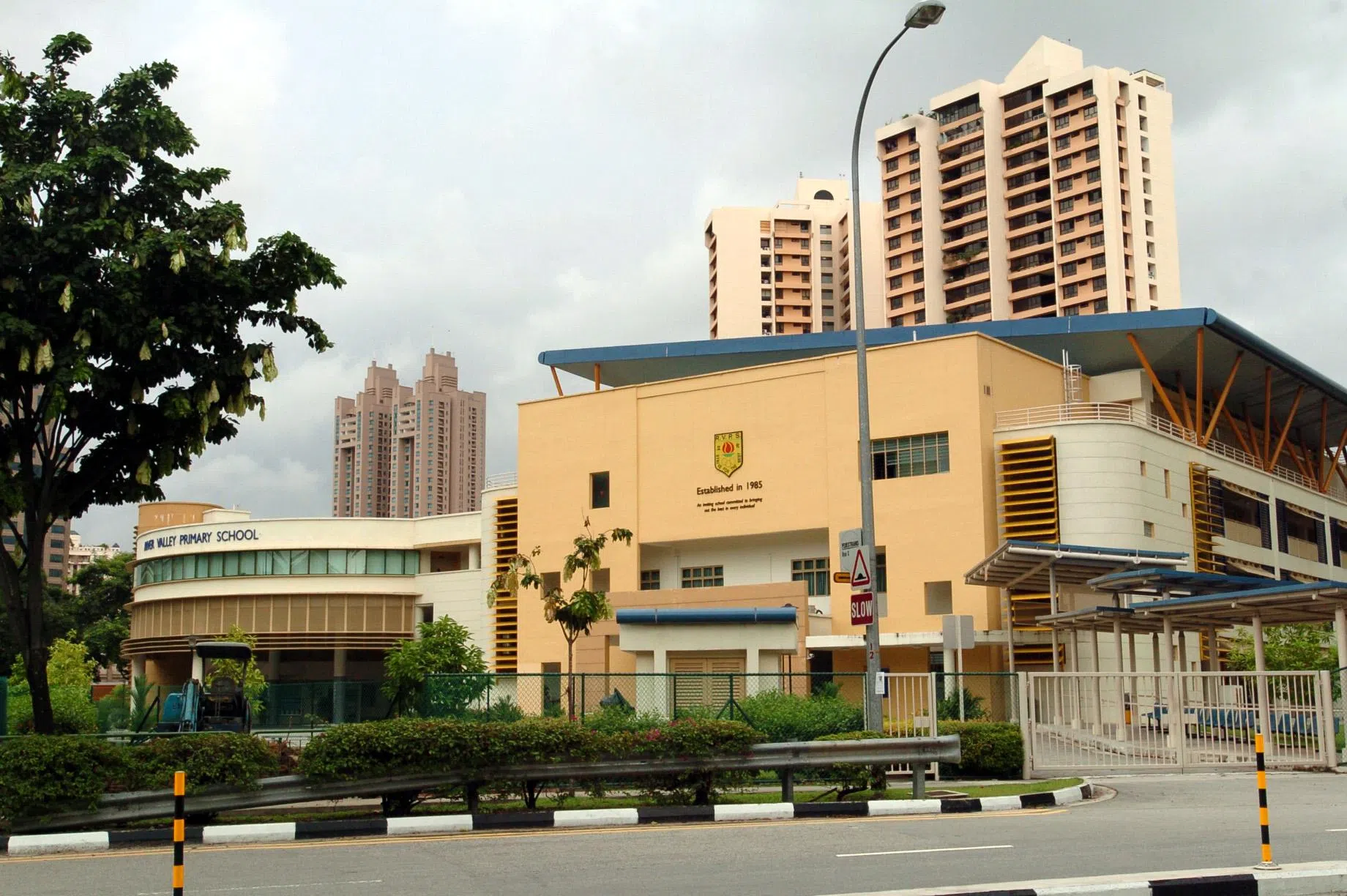 位于里峇峇利一带的立化小学。（饶进礼摄）