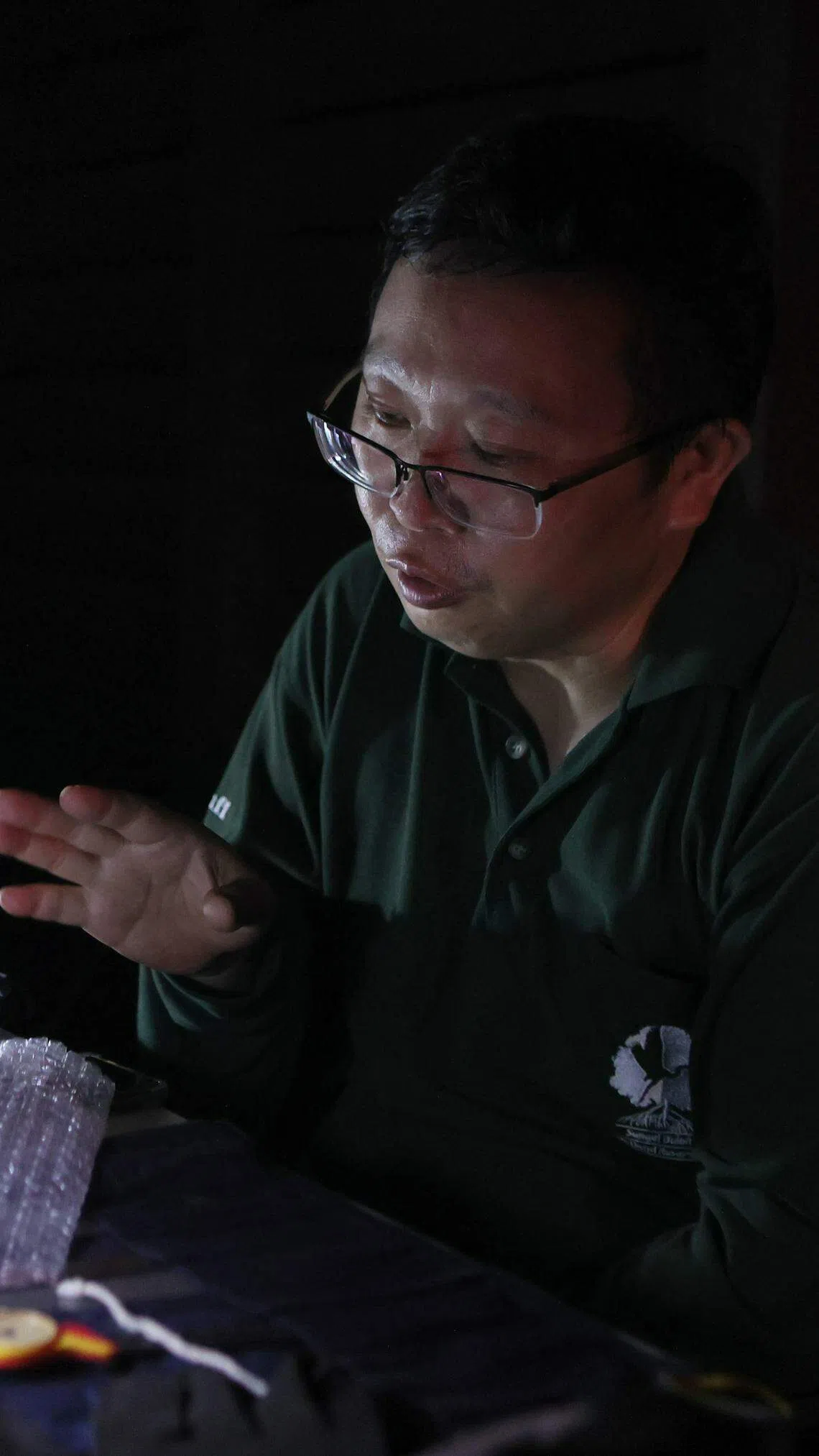 李作为自1997年从事候鸟保育工作，2008年加入国家公园局。（龙国雄摄）