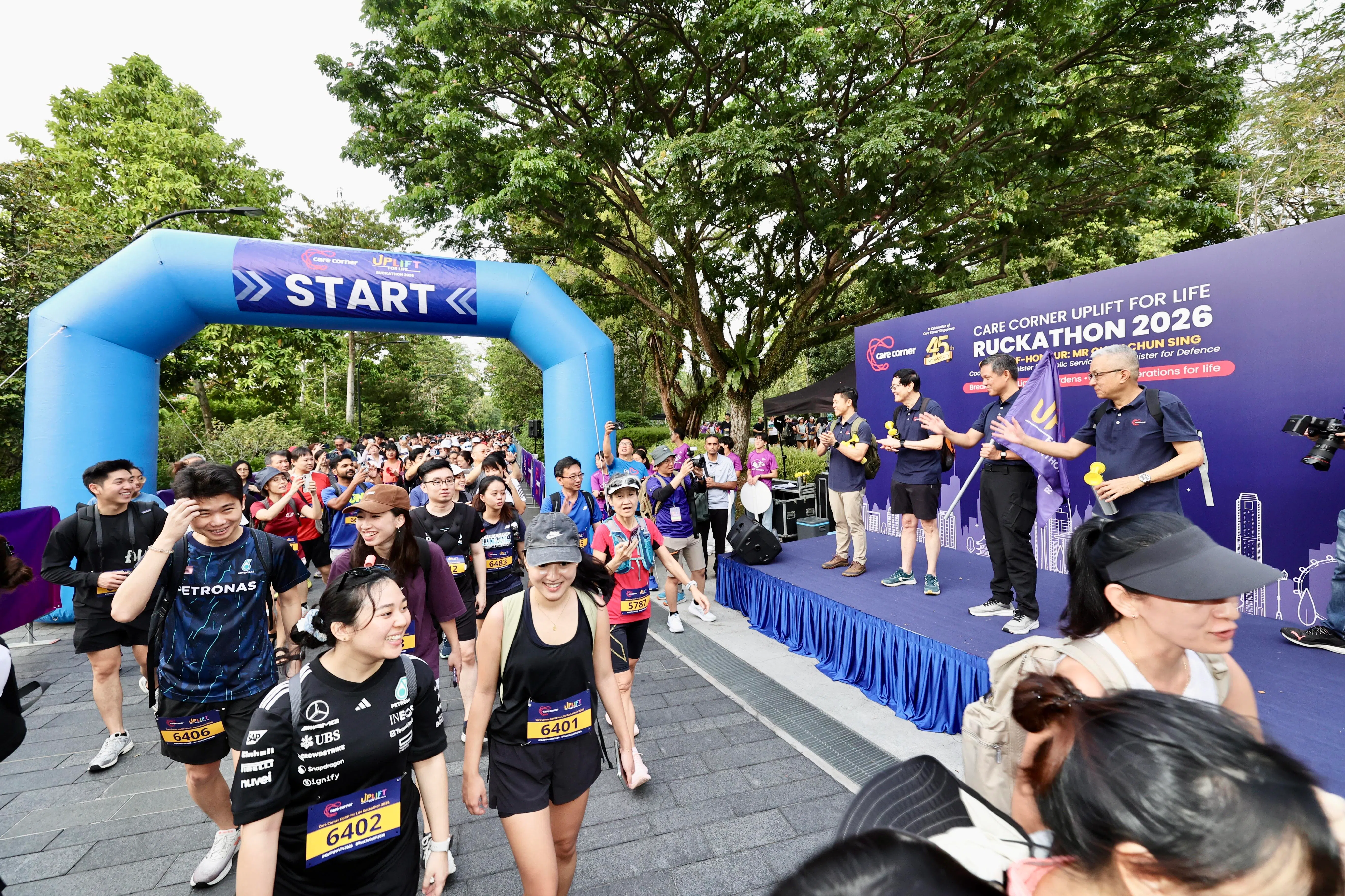 义走筹款目标是100万元，为有需要的孩童、青少年、年长者和家庭提供更全面的支援，包括健康与发育筛查、课后照护、学术支持、心理辅导，以及针对年长者的体弱管理等项目，从而协助他们提早获得所需服务，改善生活状况。（周国威摄）