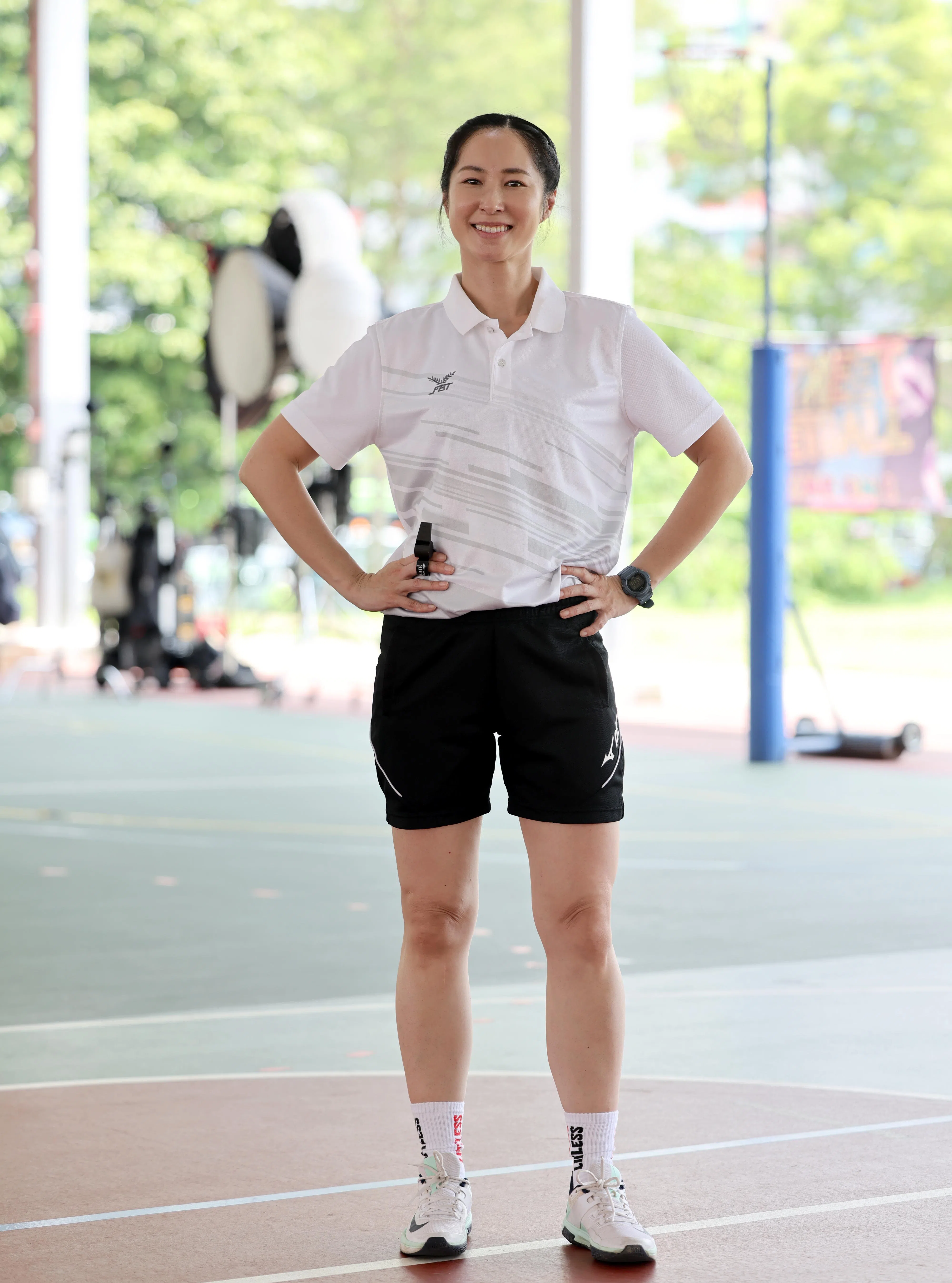 蔡琦慧从小学就打英式女篮，曾被选入国家青年队。（梁麒麟摄）