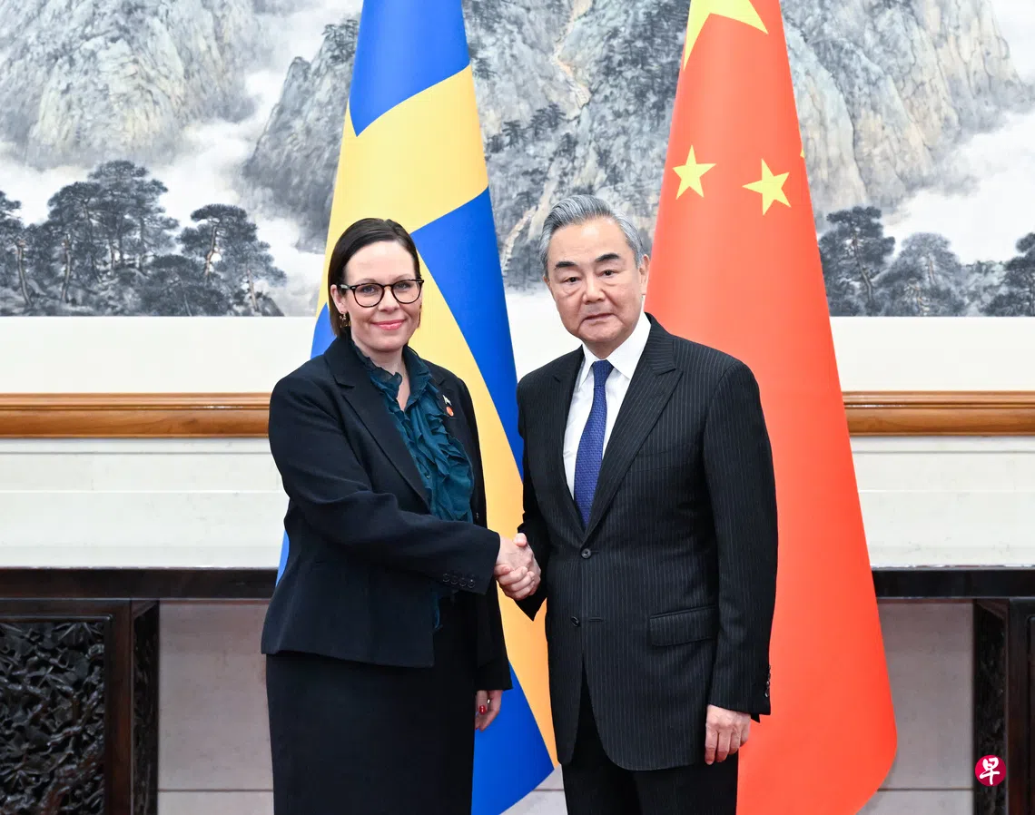 中国瑞典关系动荡10年王毅：两国需重建互信| 联合早报