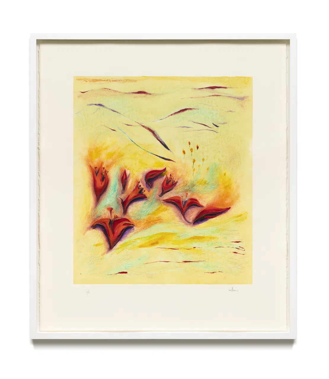 韩少芙《阳光下的花#1》（2024）。（STPI提供）