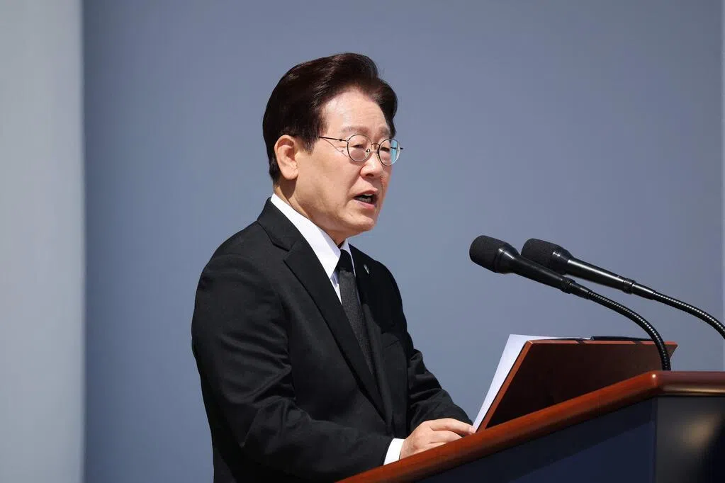 韩国总统李在明6月8日召开就职一周年记者会