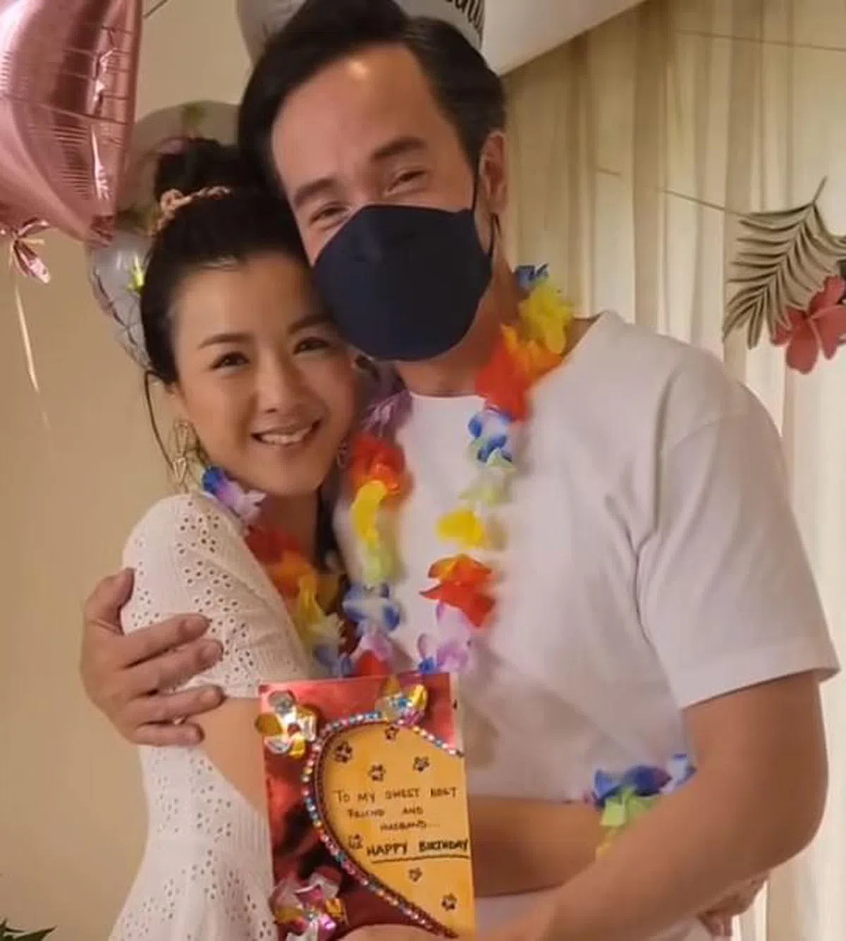 陈茵媺花尽心思为老公陈豪庆祝生日。（取自IG）