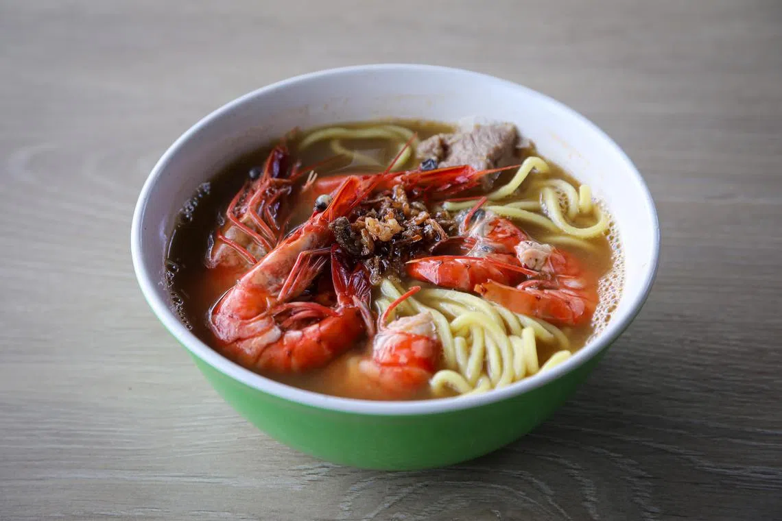 知味鲜大虾，卖相美味兼具。（张恺恩摄）