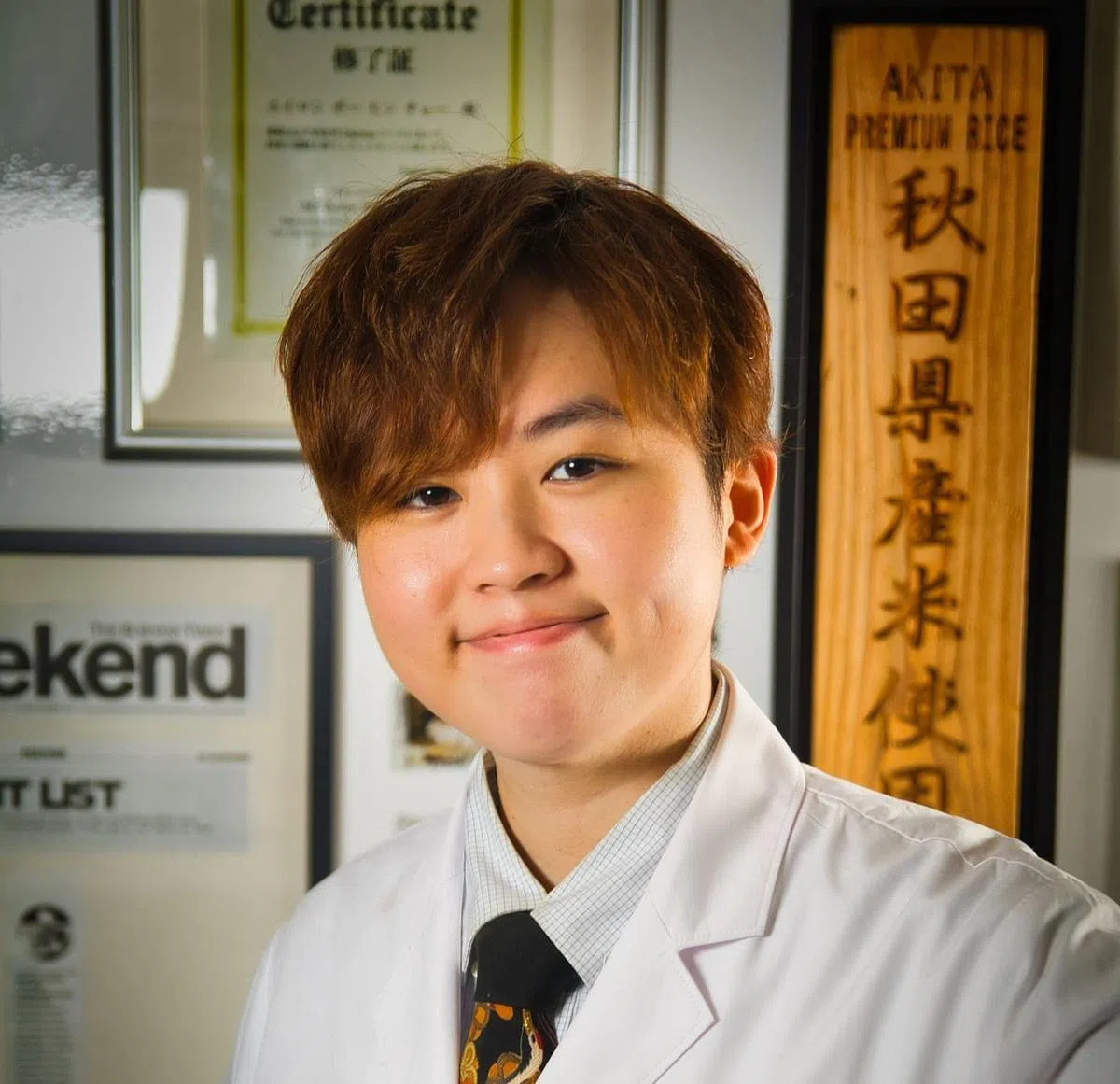 Kappou餐馆主厨朱戊焮。