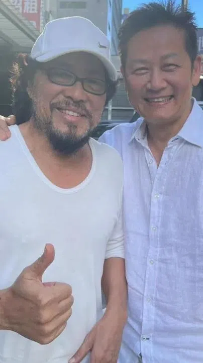 徐乃麟2023年巧遇张菲。（互联网）