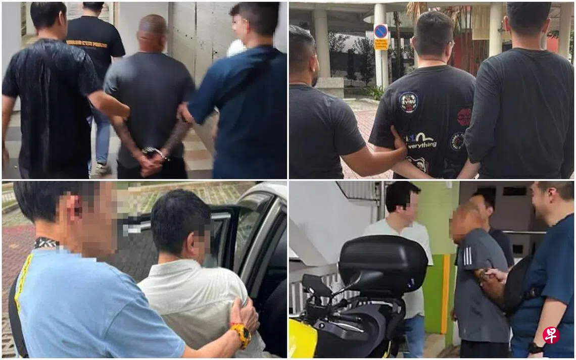 涉经营非法赌博网站七男团伙在本地被捕| 联合早报