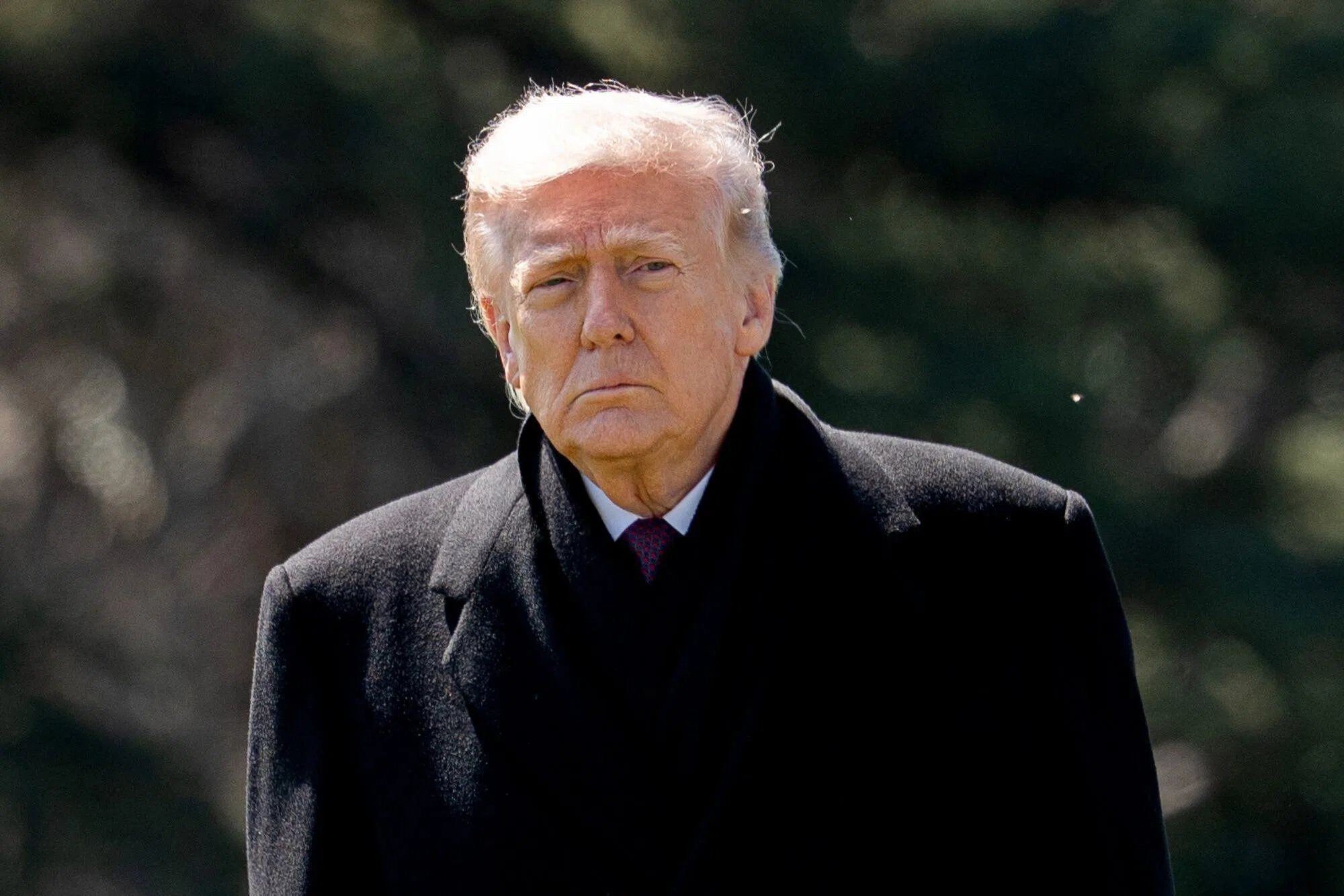 目前，没有证据显示特朗普因与爱泼斯坦的往来，而涉及任何刑事罪行。（彭博社）