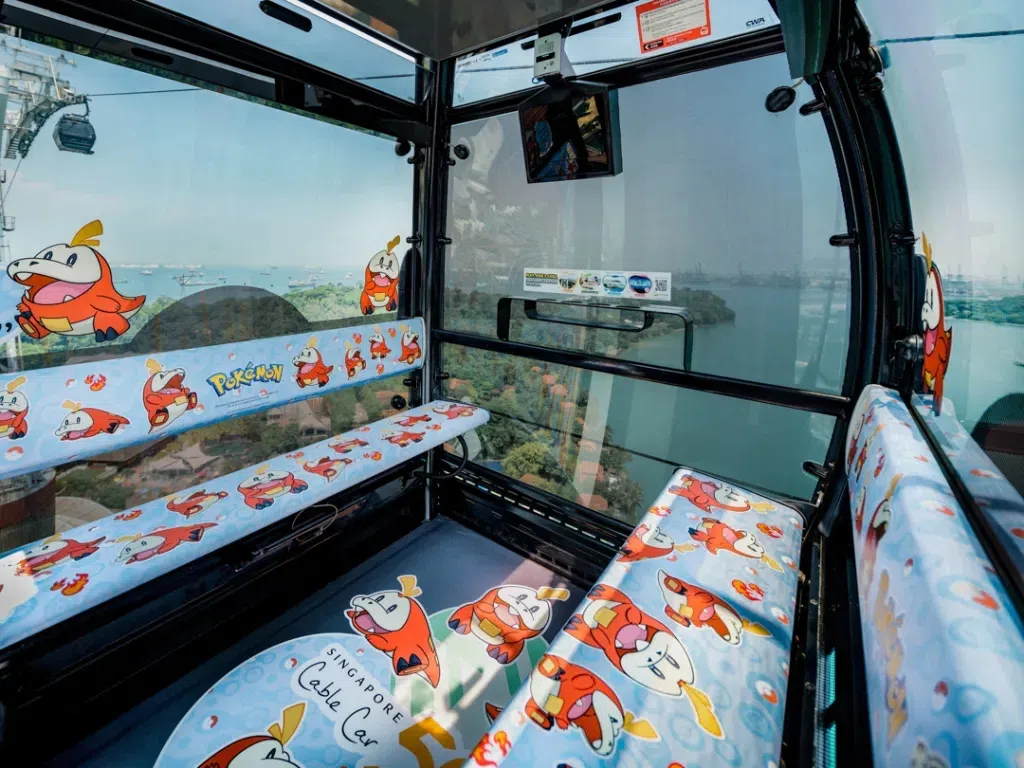 宝可梦最新游戏里的人气王——呆火鳄（Fuecoco）。（Mount Faber Leisure Group提供）