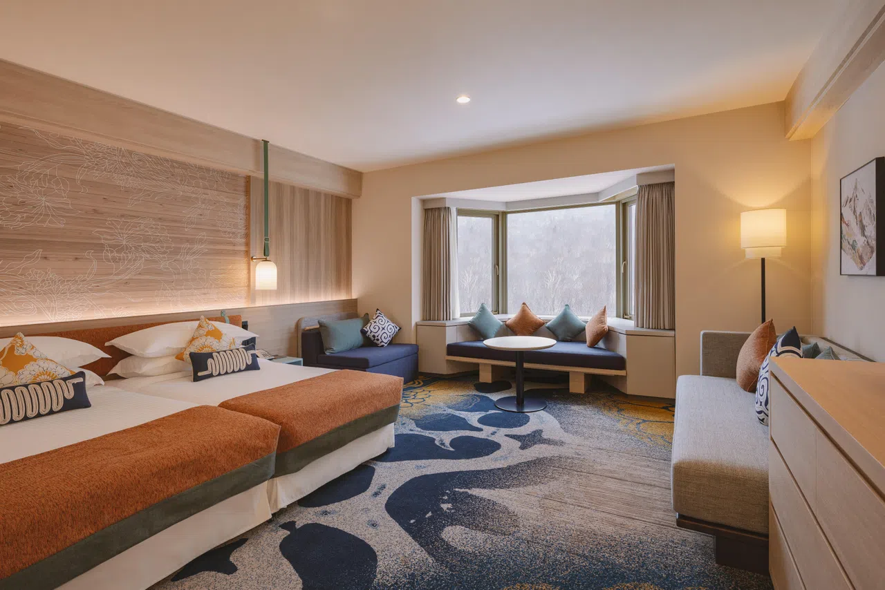 度假村客房采用暖色系主题。（Club Med提供）