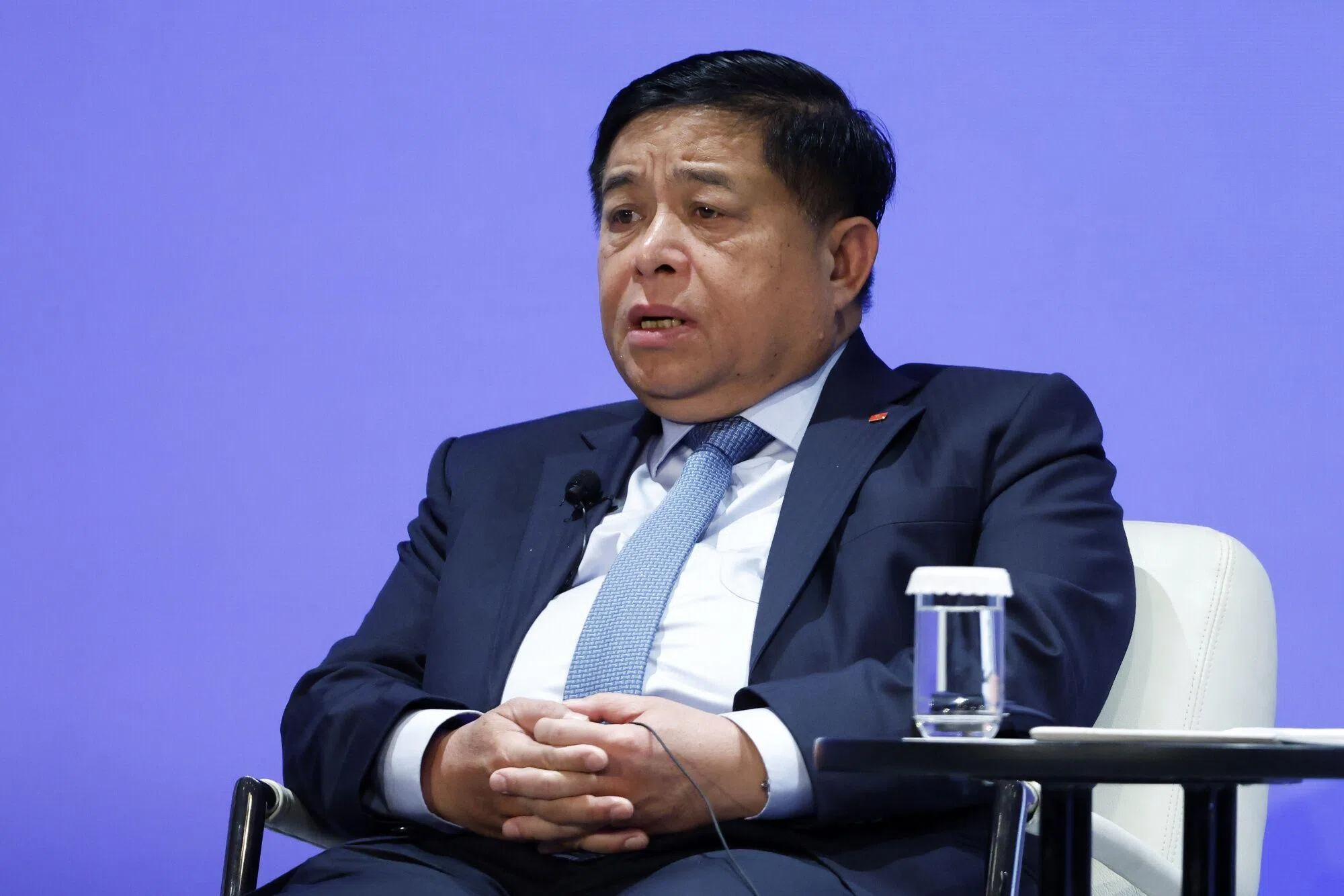 越南副总理阮志勇说，美国关税政策会对越南经济造成负面影响。（彭博社）