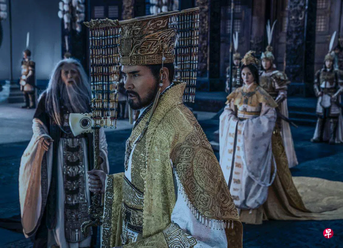 纣王”费翔来新为《封神第一部》造势会影迷| 联合早报