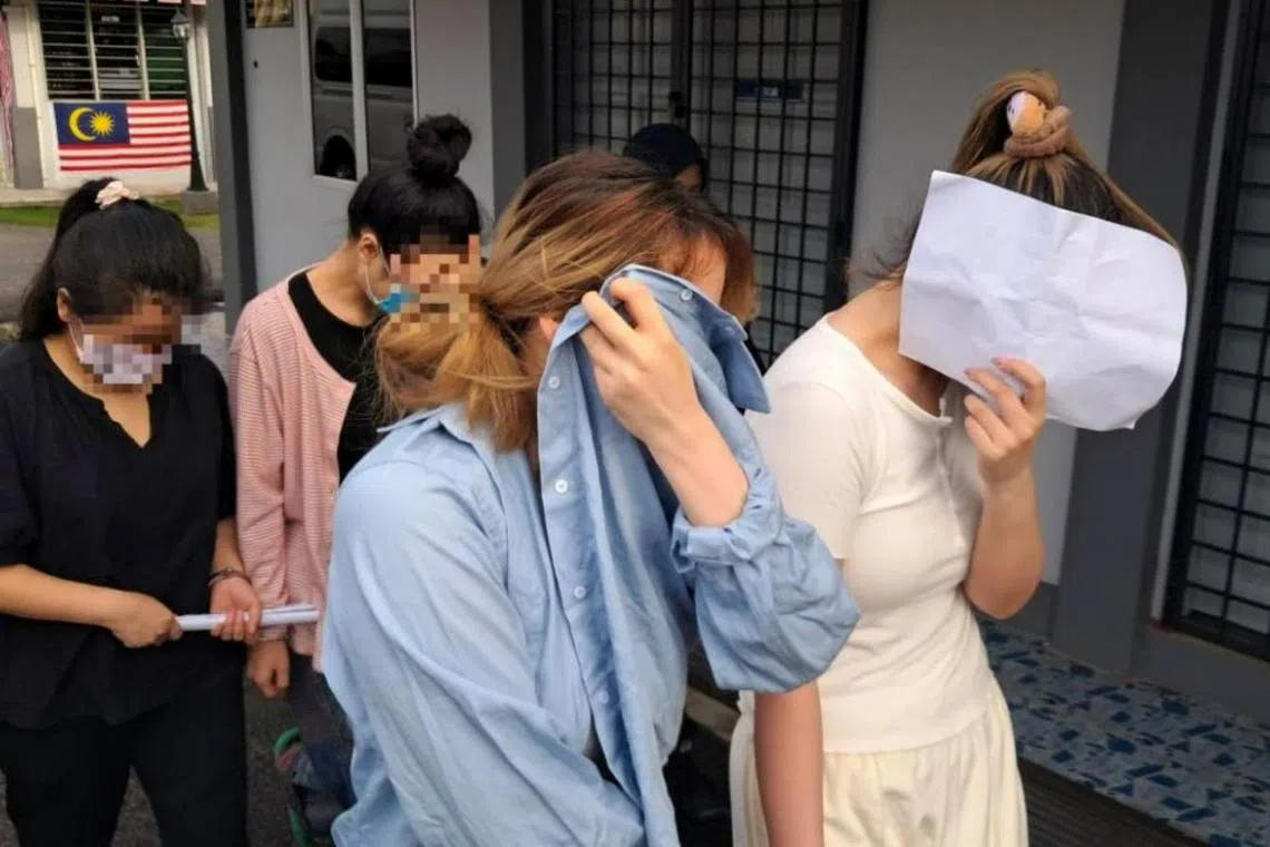 涉案的中国籍嫌犯包括五名女性。（星报）