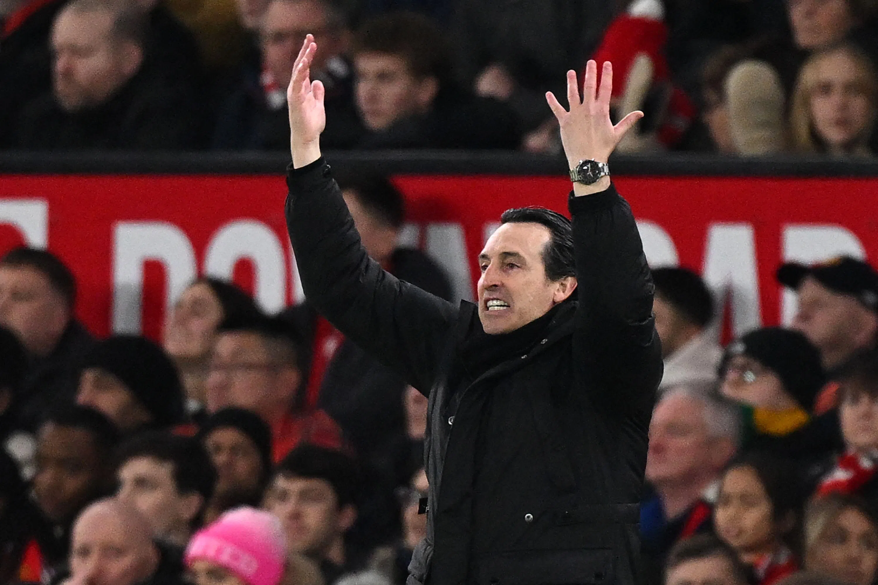 埃梅里带领的维拉连续两轮联赛不胜，争冠势头被削弱。（法新社）