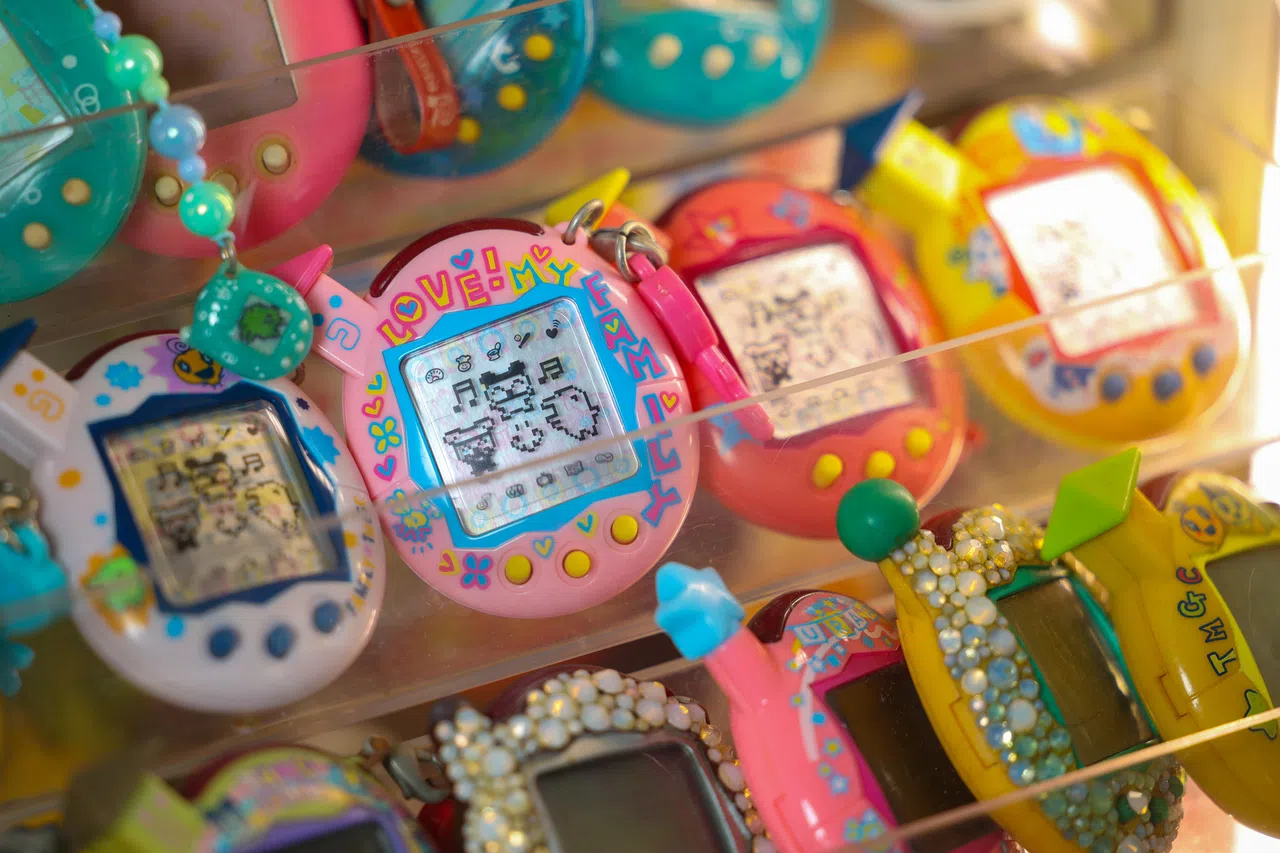 2000年初的Connection系列加入红外通讯功能，宠物可以到彼此家串门。（吴先邦摄）