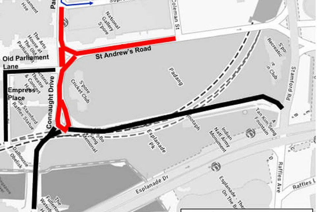 配合民防部队演习 国家美术馆周边路段两天凌晨封路