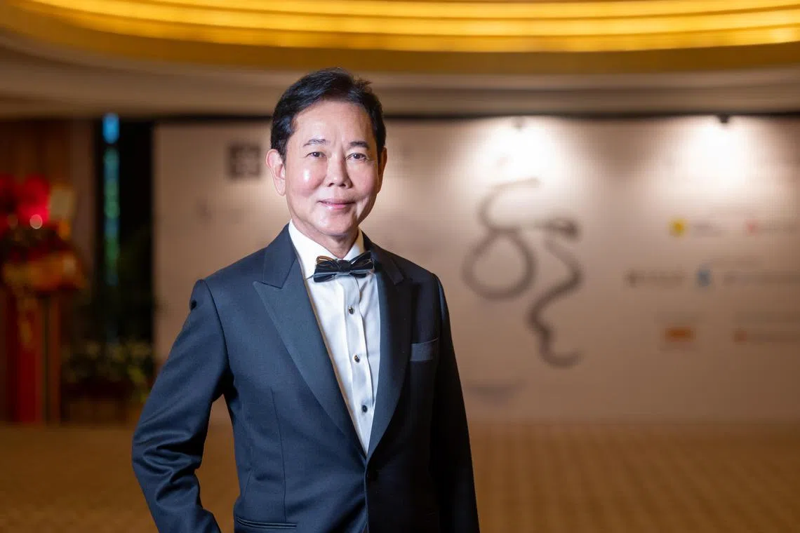 面包物语集团创办人兼主席郭明忠，是荣誉潮人企业家奖得主。（吴先邦摄）