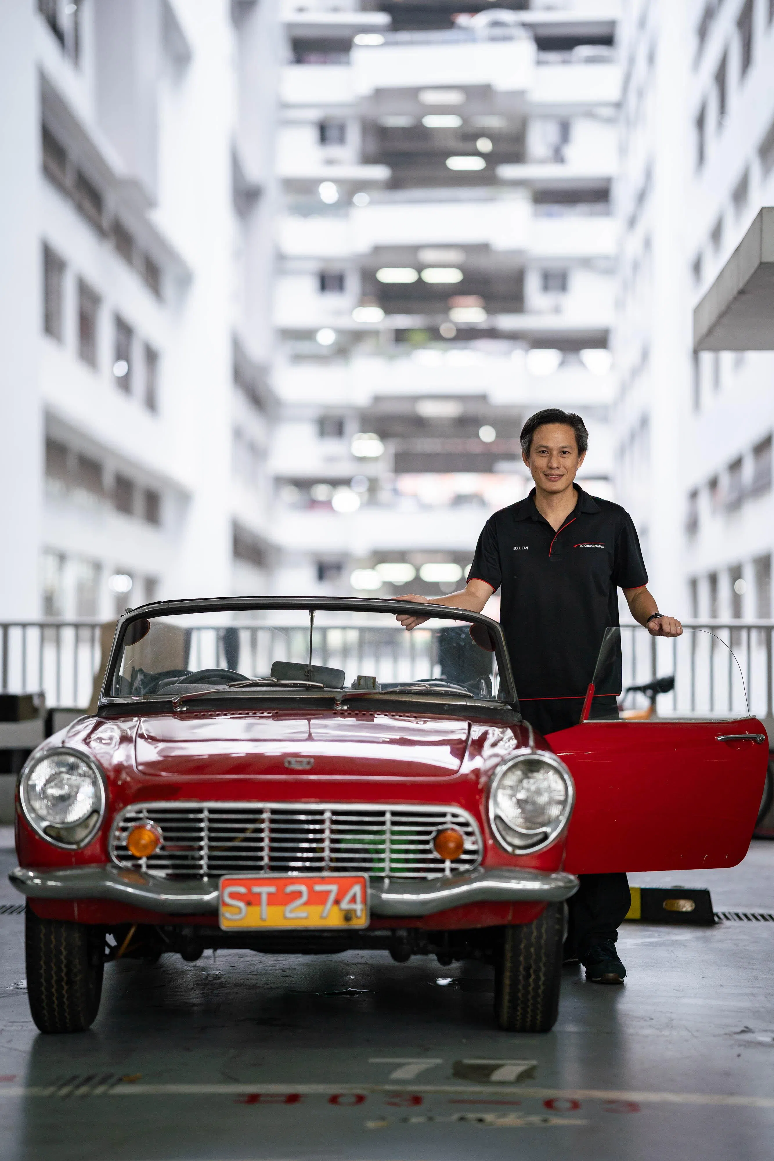 陈任辉最爱驾驶本田S600，认为驾感刺激，很考验他的驾驶技术。（特约摄影张荣）