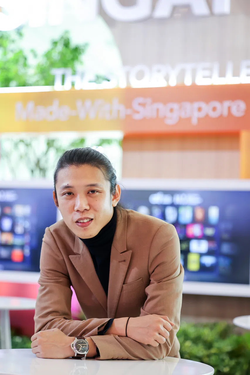 王伟良在拓展电影事业方面，野心勃勃。（龙国雄摄）